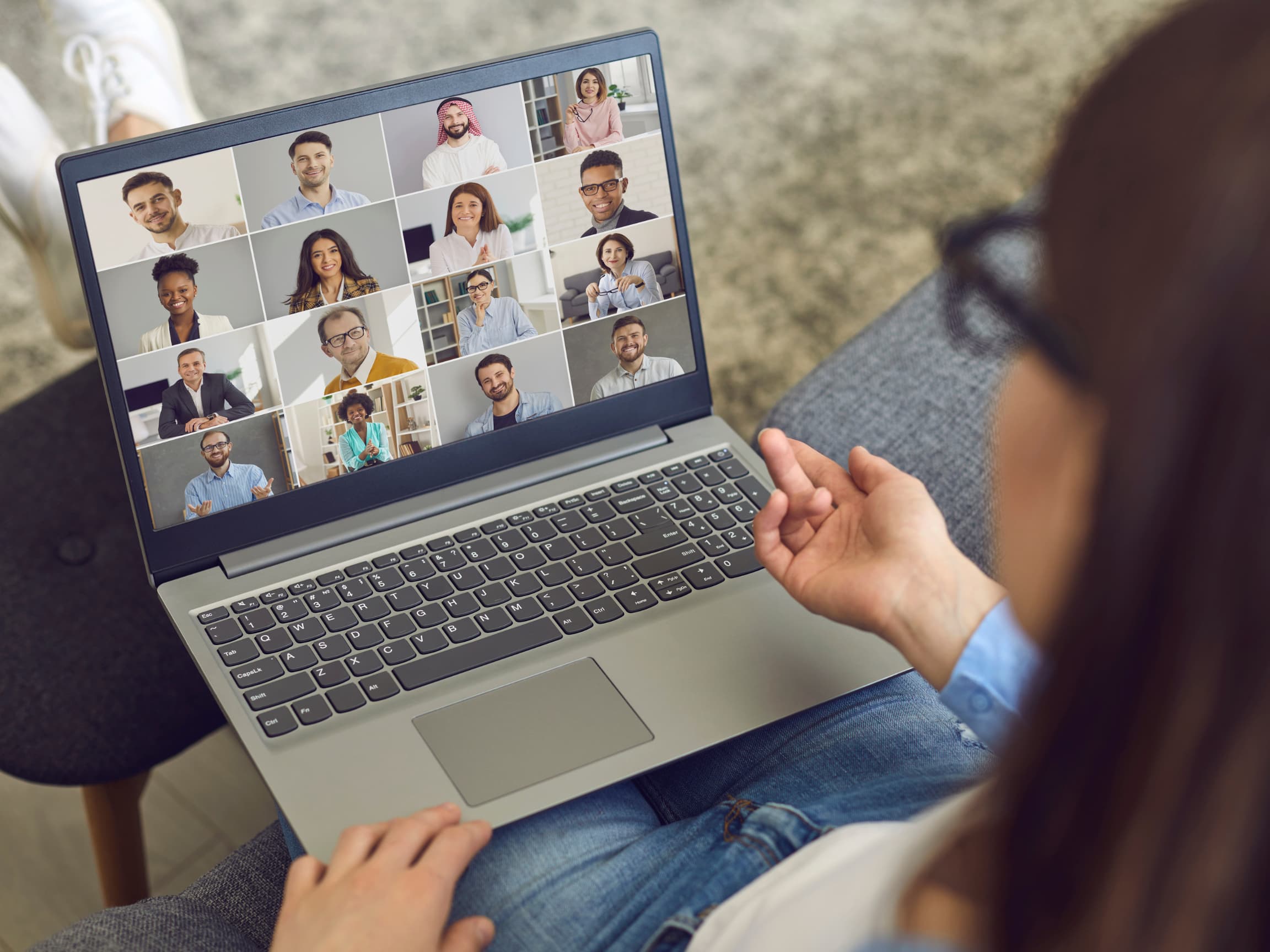 Video call coordination on a laptop